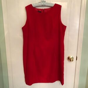 SHEATH DRESS MARIO SERRANI ITALY DRESS Elegant Red Sleeveless Dress